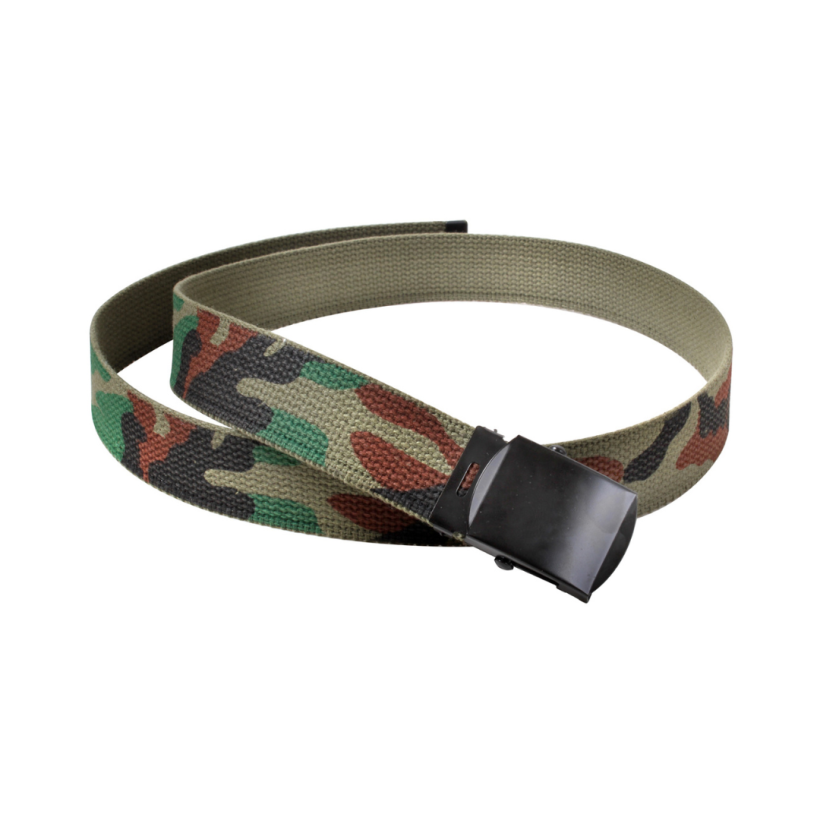 Olive drab/ camo reversible web belt