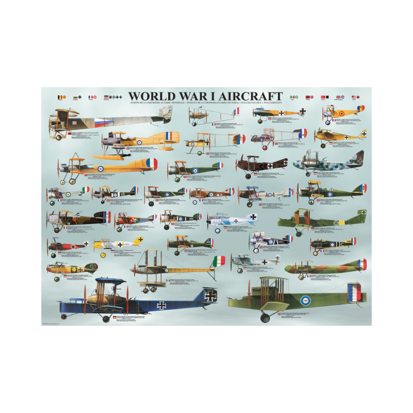 EuroGraphics Avion de la première guerre mondiale de 1000-pièces