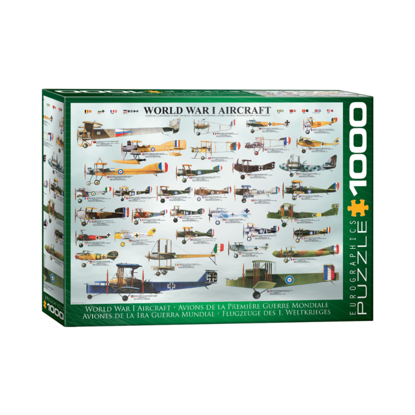 EuroGraphics World War I Aircraft 1000-Piece Puzzle