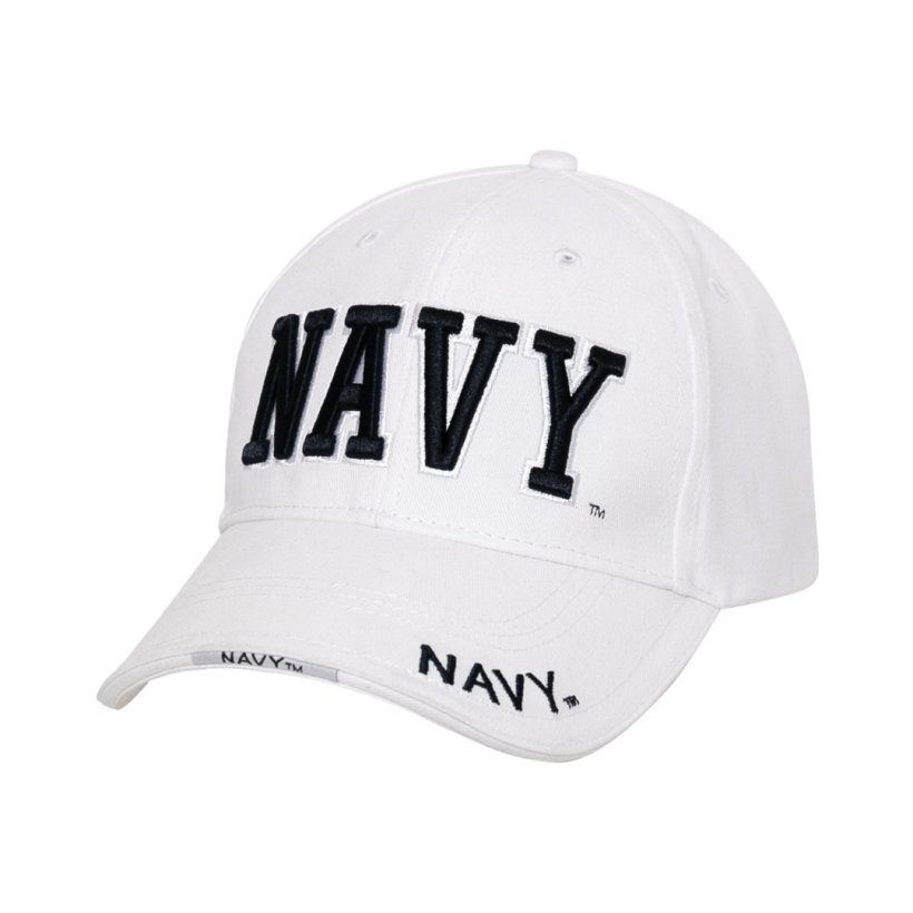 White navy baseball