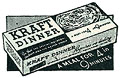 Bote de Kraft Dinner, Eaton's 
Camp 
and Cottage Book 1939, p.13.