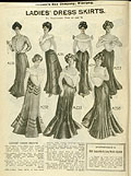 Ladies' dress skirts, Hudson's Bay 
Company Spring Summer, 1904, p.4.