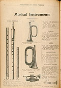 Musical instruments, Hudson's Bay 
Company Fall 1901, p.130.