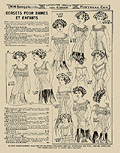 Corsets for women and children, W.  H. 
Scroggie Vente de Janvier et de Fvrier 1910, p.16.