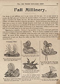 Le rayon des chapeaux d'automne, 
Eaton's Fall Winter 1896-1897, p.15.