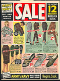 Page de couverture, Army and Navy 
Sale, Fall Winter 1961-1962.