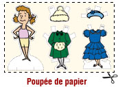 Confection d’une 
poupe de papier