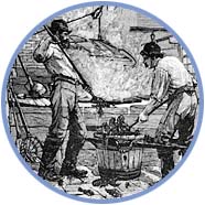 Cannery Crew - 
Scribner's Monthly, 1881