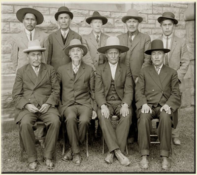 Delegation of Aboriginal Chiefs, Ottawa, 1916., © CMC/MCC, 36002