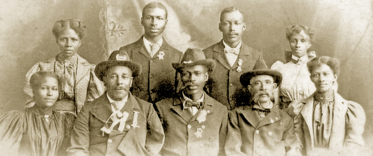 A group of people posing for a photo.